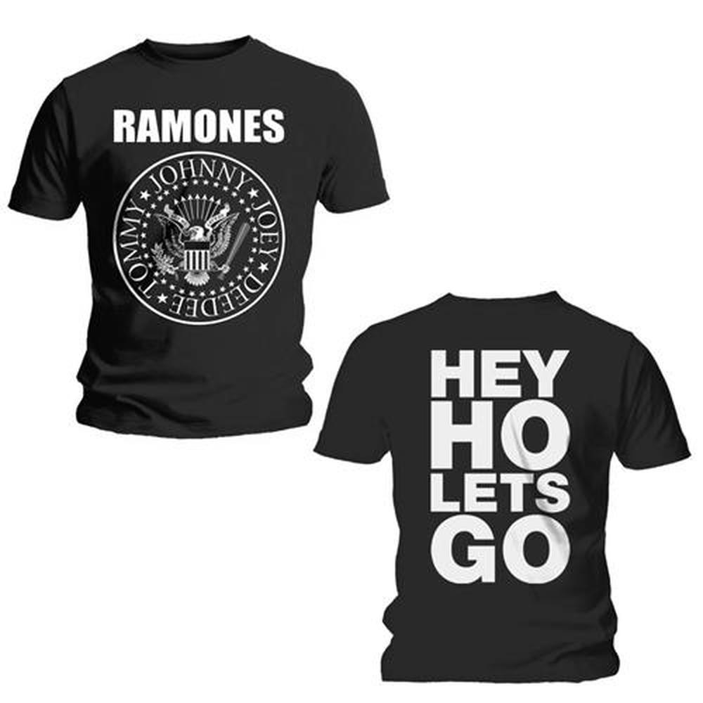 Ramones - Hey Ho Heren Tshirt - Zwart